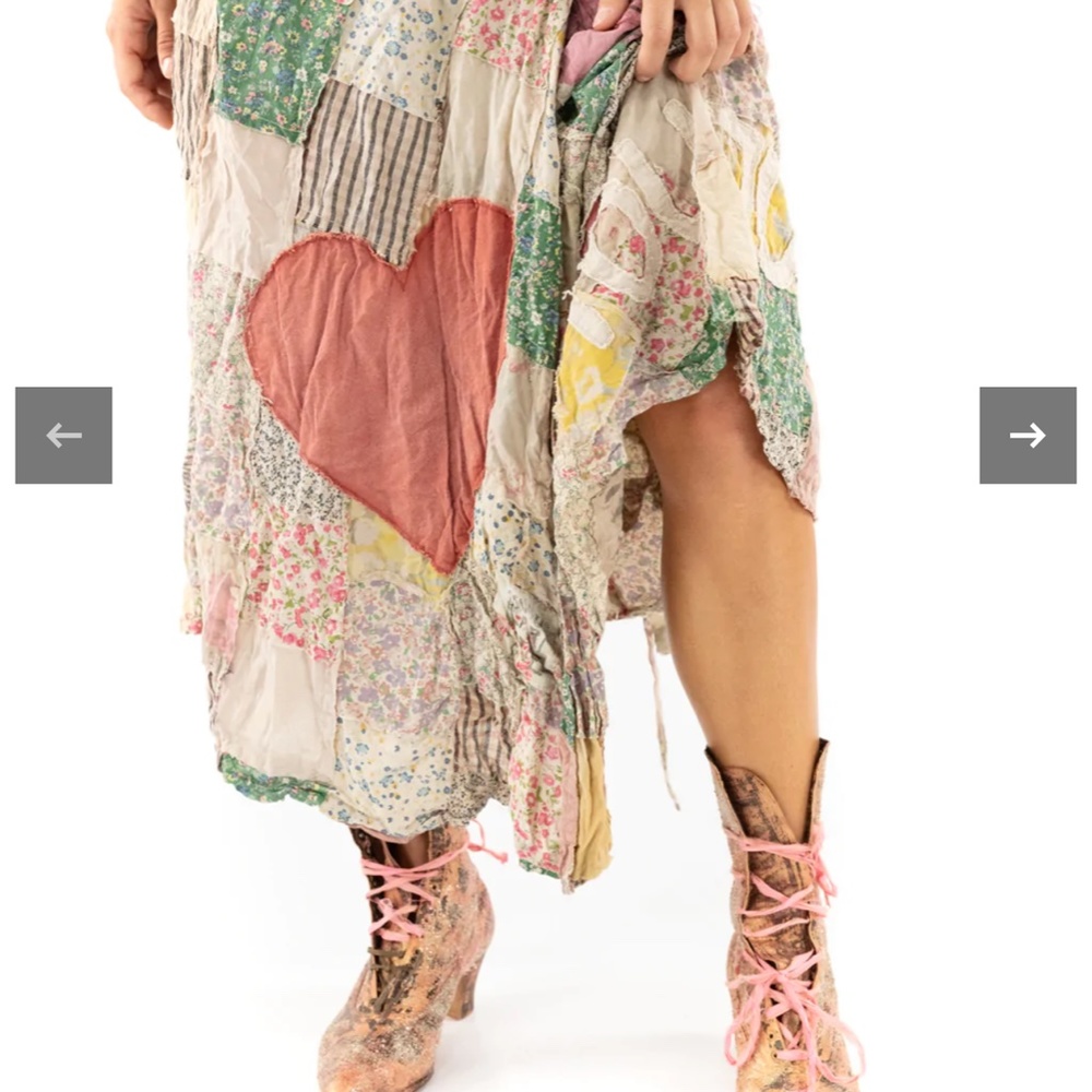 Magnolia Pearl Patchwork Maxi Skirt - Multicolor - Picture 3 of 9